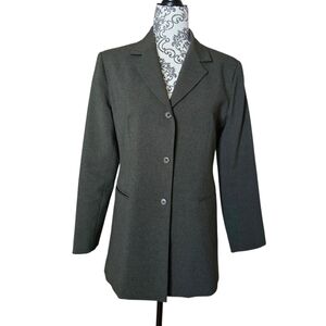 Vintage Equipment Olive Green Blazer size 10